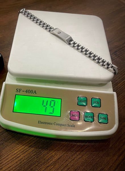 16mm Silver RLX Crown Jubilee Bracelet