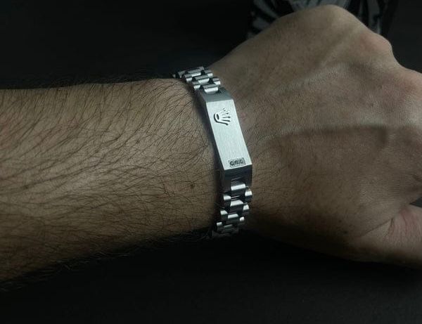 16mm Silver RLX Crown Jubilee Bracelet