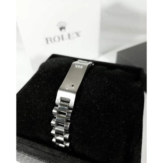 16mm Silver RLX Crown Jubilee Bracelet