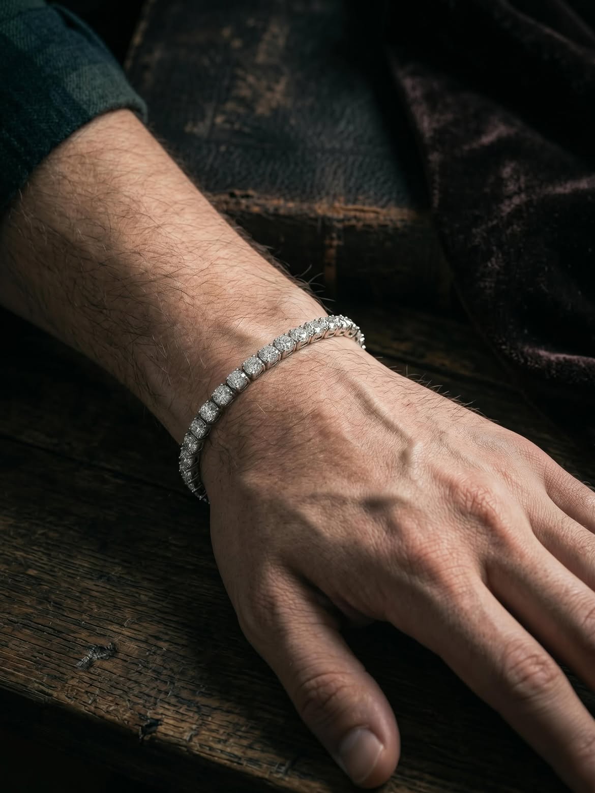 Classic Tennis Chain & Bracelet Set