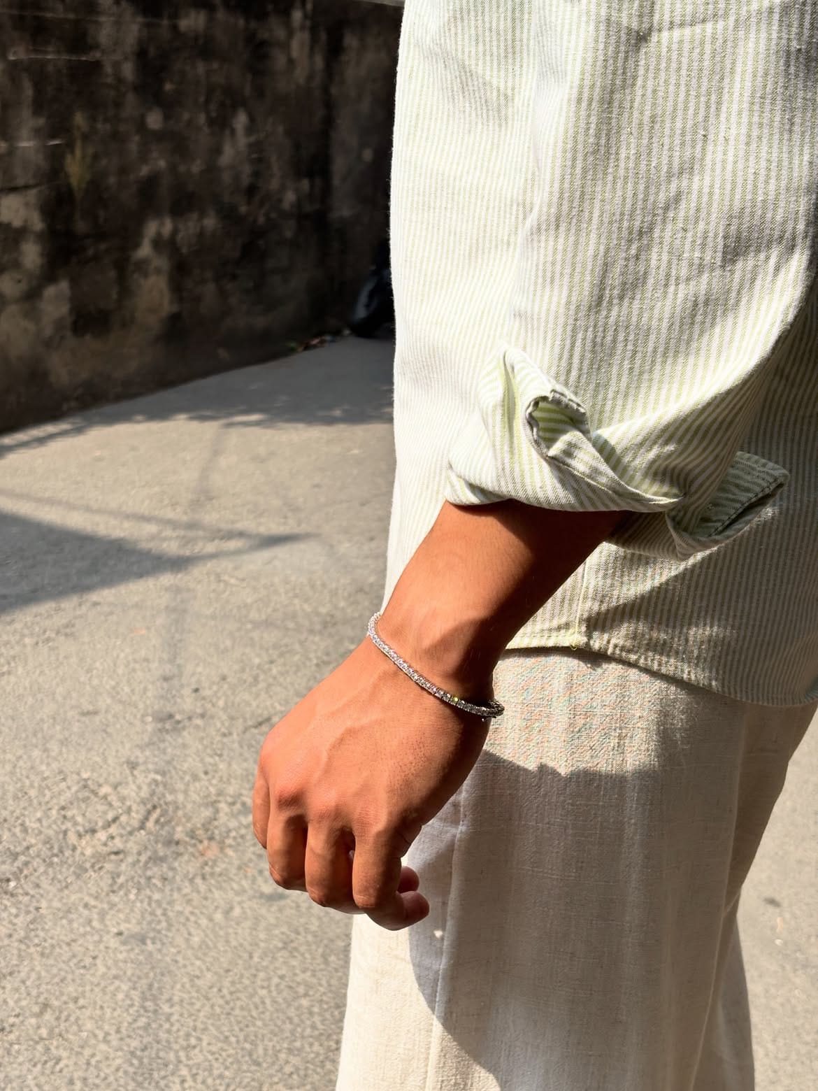 Classic Tennis Chain & Bracelet Set