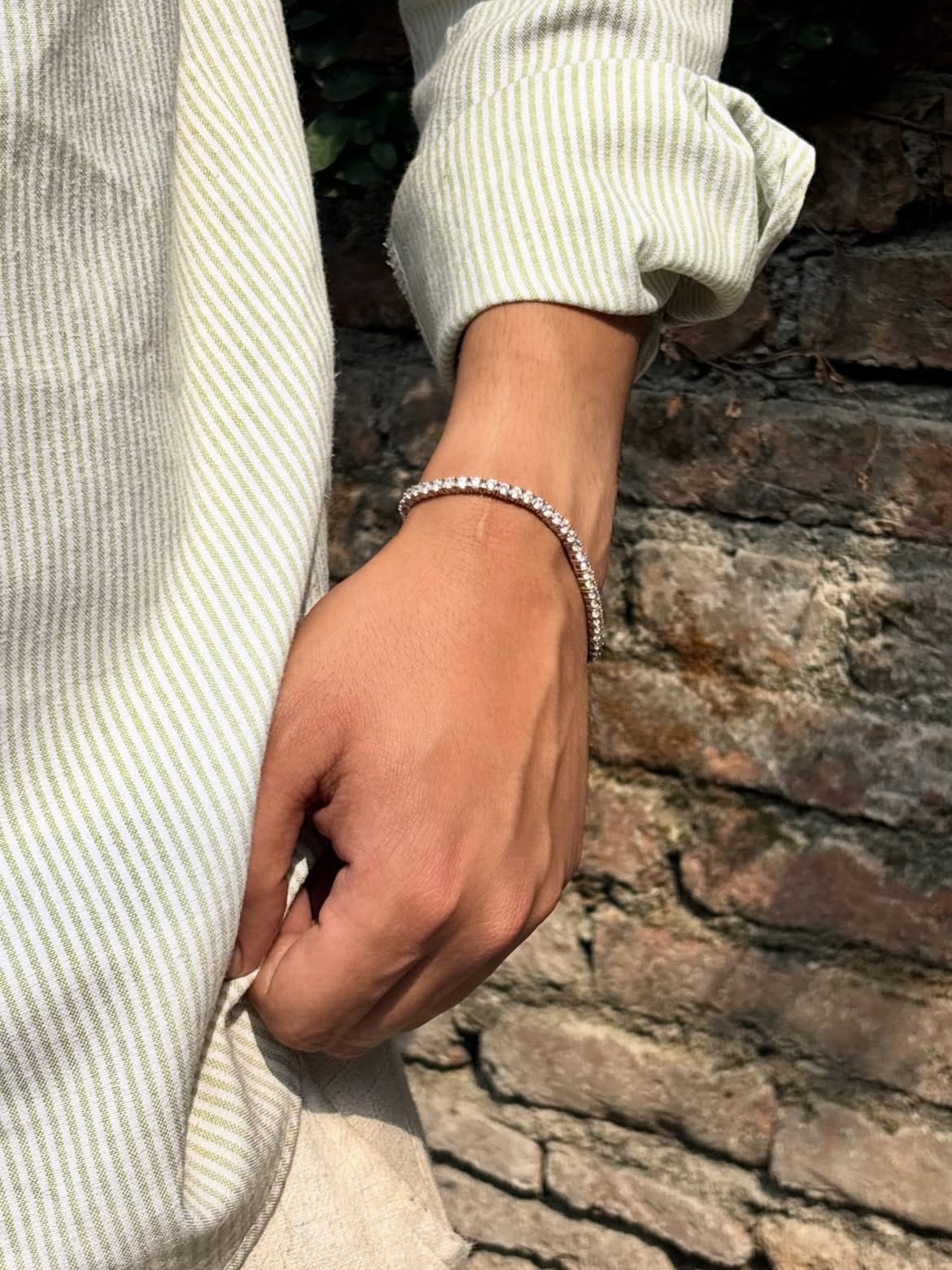 Classic Tennis Chain & Bracelet Set