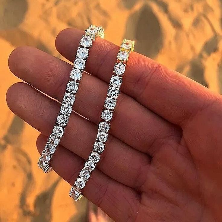 Classic Tennis Chain & Bracelet Set