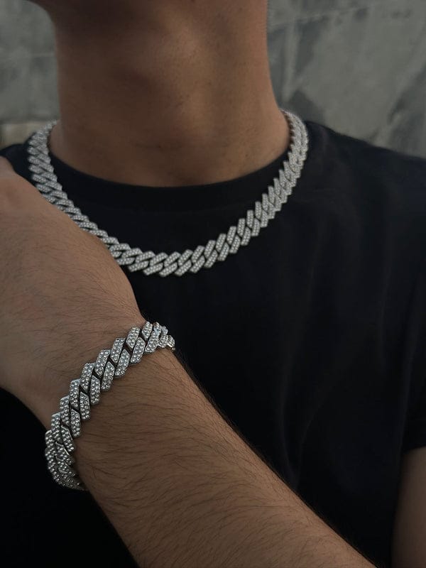 Ice Cuban Bracelet & Necklace