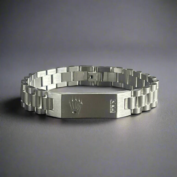 16mm Silver RLX Crown Jubilee Bracelet