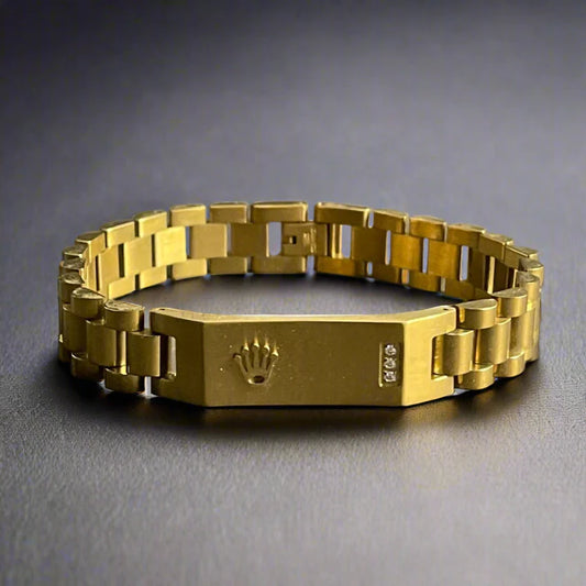 16mm Golden RLX Crown Jubilee Bracelet